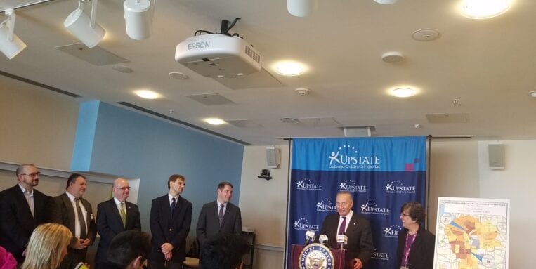 Schumer Advocates for Syracuse Lead Funding Forum