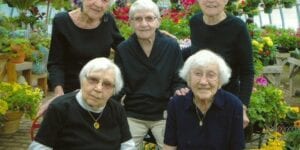Carolyn Palmer with her sisters