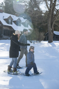CAZENOVIA, NY: The Lutter’s on the trails at Lorenzo State Historic Site. CREDIT: Ben Cleeton
