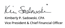 Kim Sadowski's signature