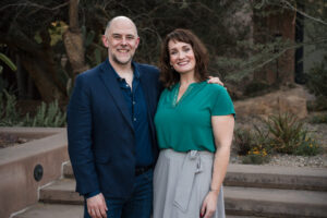 Two Individuals Posing for Photo