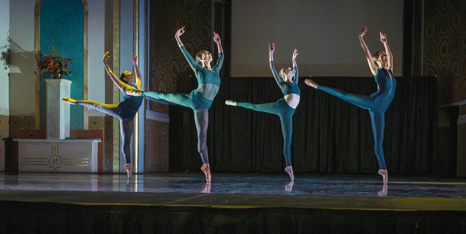 Dancers performing ballet